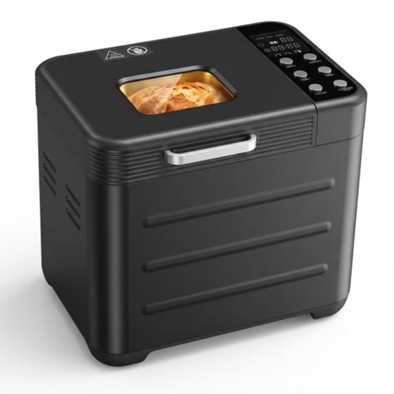 Bread Maker Machine with 12 Menu Programs, 3 Loaf Sizes up to 2 lb, 3 ...