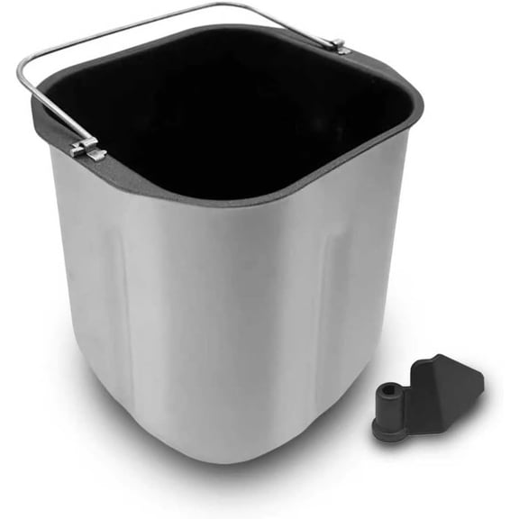 Bread Maker Pan Replacement with Kneading Paddle, Compatible with Cuisinart CBK-110NAS & CBK-110P1 2LB Vertical Bread Makers, Fits Elite Gourmet EBM8103M, Hamilton Beach 29987 & KitchenAid