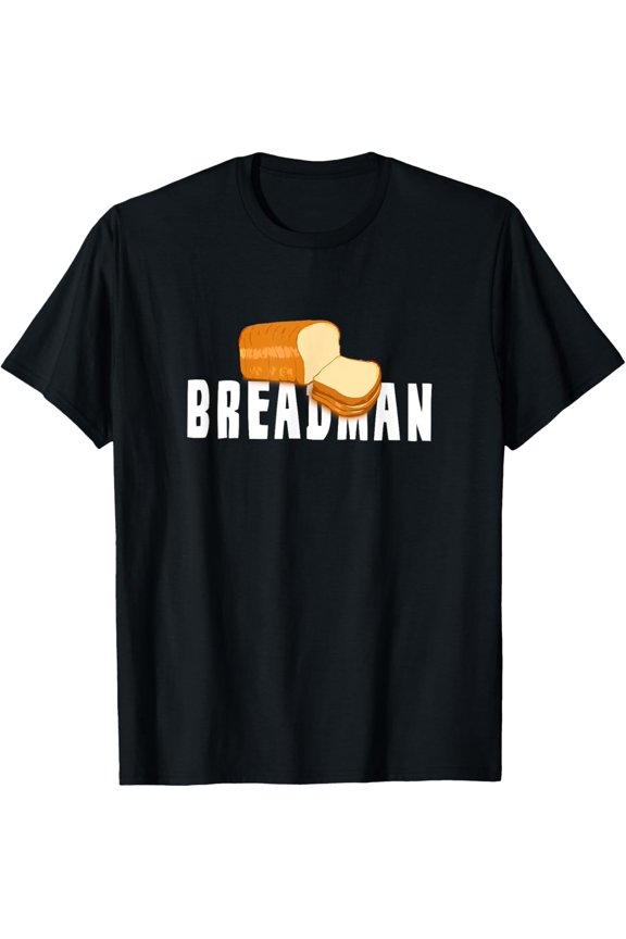Bread Man Local Bread Route Vendor BREADMAN Design T-ShirtPure cotton short-sleeved shirts for both men and women