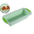 thumbnail image 1 of Bread Mold, Silicone Bakery Mold, Silicone Bread and Loaf Pan, Non-stick Baking Pan, Easy to Clean, Dishwasher Safe, Mold for Homemade Cakes(11.4x5.3"）, 1 of 7