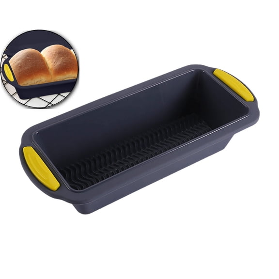 Bread Mold, Silicone Bakery Mold, Silicone Bread and Loaf Pan, Non-stick Baking Pan, Easy to Clean, Dishwasher Safe, Mold for Homemade Cakes(11.4x5.3"）
