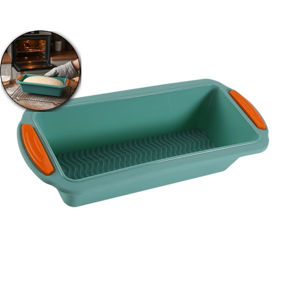 Bread Mold, Silicone Bakery Mold, Silicone Bread and Loaf Pan, Non-stick Baking Pan, Easy to Clean, Dishwasher Safe, Mold for Homemade Cakes(11.4x5.3"）