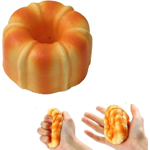 Bread Plush,Funny 3D Stuffed Bread Shape Pillow Soft Food Toy Gift