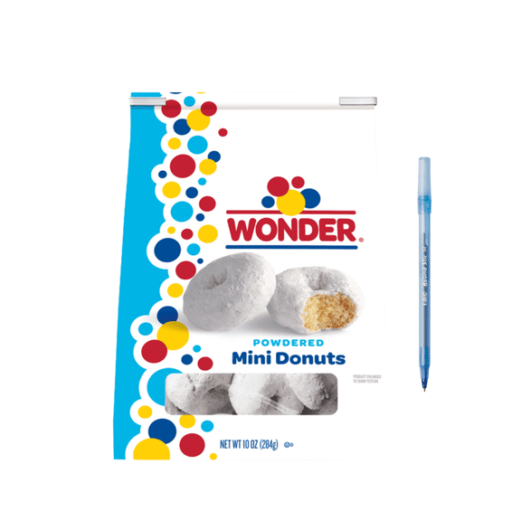 Bread Powdered Mini Donuts, Shareable Powdered Donuts 10 oz