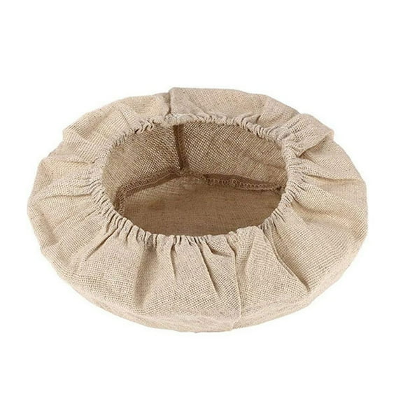 Bread Proofing Basket Cover Food Grade Super Soft Cotton Flax Round Bread Proofing Basket Cloth Liner for Home