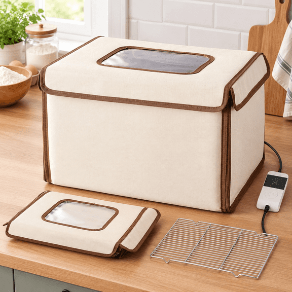 Bread Proofing Box Folding with Temp Control & Timer Warming