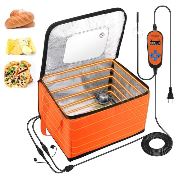 Bread Proofing Box with Heater, 41-122 Temperature and Timer Controller