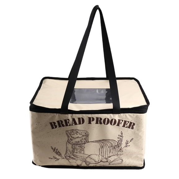 Bread Proofing Box with Heater for Precise Temperature Fermentation, Folding Zippered Dough Proofer Warming Box US Plug