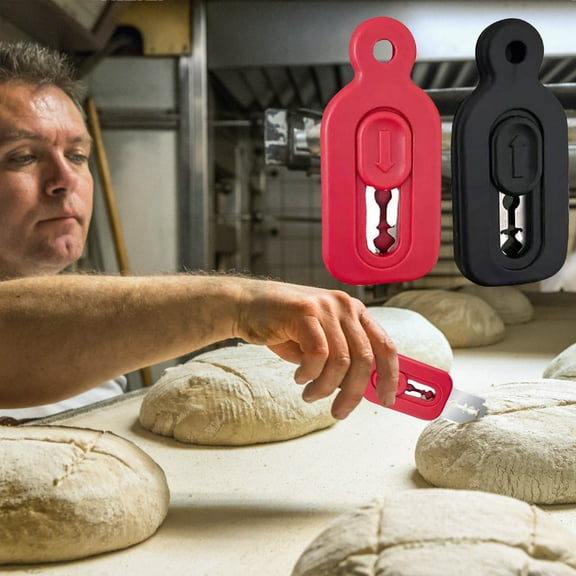 Bread Scoring Tool, Dough Knife and Baking Utensil Featuring Texture Cutting Design for Homemade Artisan Bread and Pastry Preparation, Essential Kitchen Tool for Bakers Blahzhy