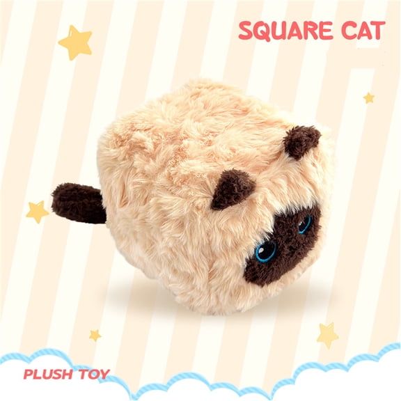 Bread Series Cute Siamese Cat Plush Pillow, Adorable Animal Stuffed Toy, Black Cat Ragdoll Cat Doll, 1 Piece Plush Toy For Home Decor Or Gift