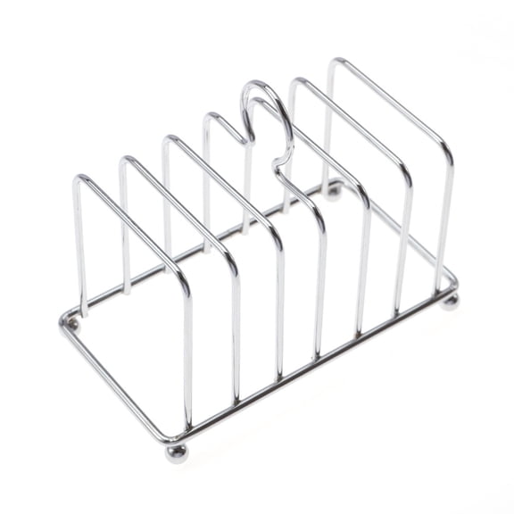 Bread Serving Rack with Divider Frame Toast Holder for Family Table Display