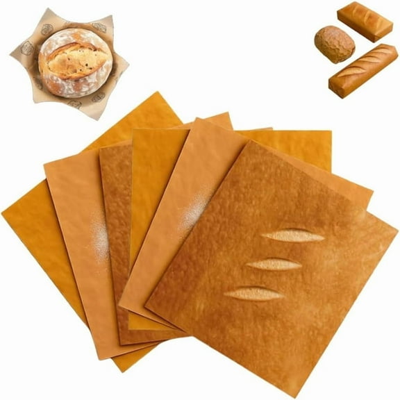 Bread Shape Gift Wrapping Paper, Nteresting Packaging Pattern Kraft Paper, Rustic Bread, Baguette, And Toast Designs, Oil-Resistant And Tear-Resistant Kitchen Supplies for DIY, Party