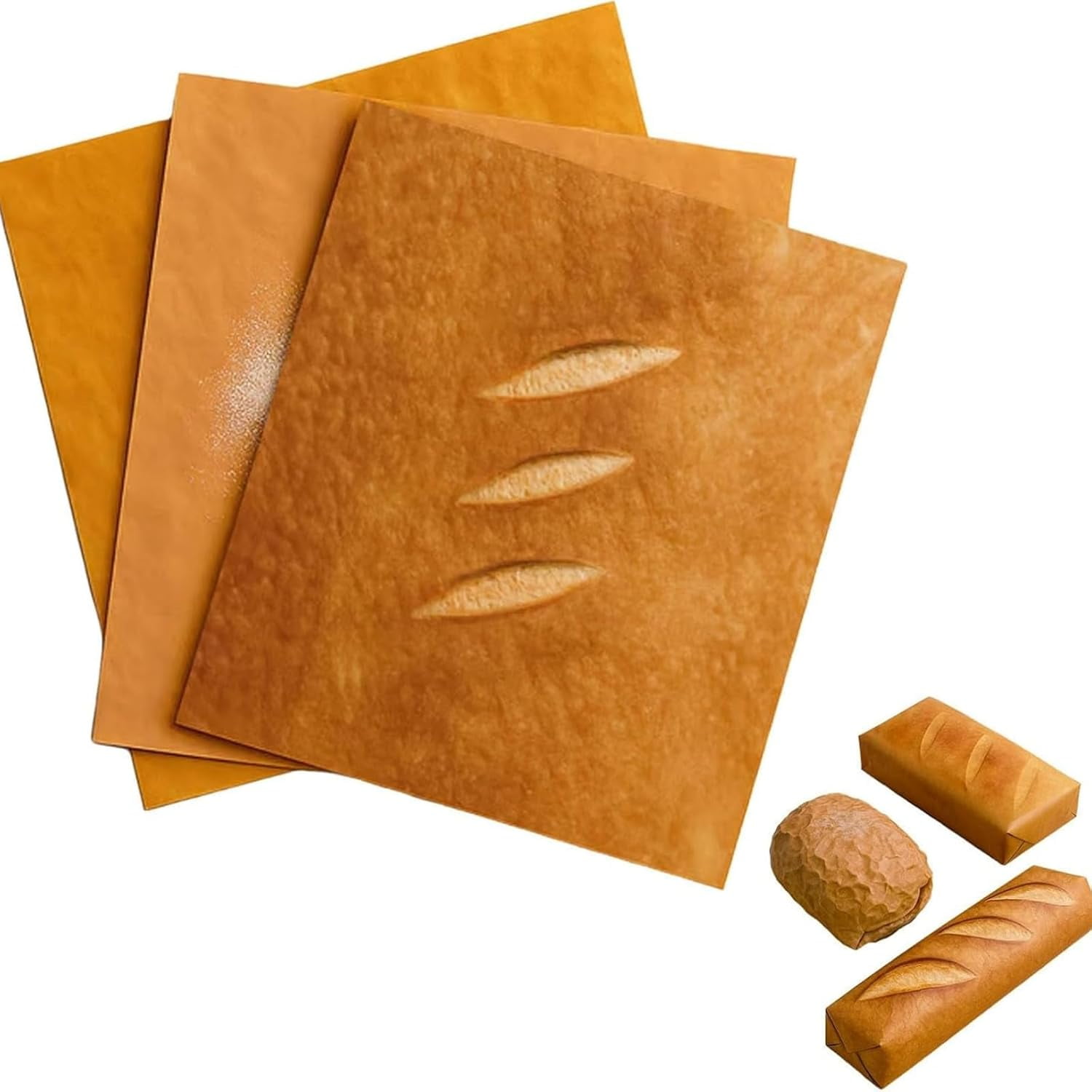 Bread Shape Gift Wrapping Paper, Nteresting Packaging Pattern Kraft ...