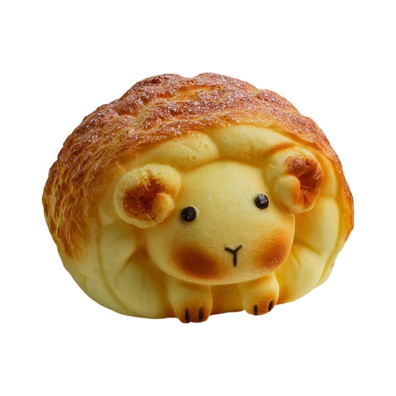 Bread Shaped Slow Rising Sensory Fidget Toy Sheep Design, Stress Relief Squeeze Toy for Mindfulness and Relaxation, Cute Animal Shaped Desk Toy for Office and Home