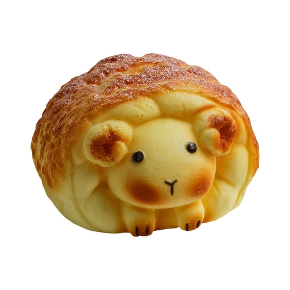 Bread Shaped Slow Rising Sensory Fidget Toy Sheep Design, Stress Relief Squeeze Toy for Mindfulness and Relaxation, Cute Animal Shaped Desk Toy for Office and Home