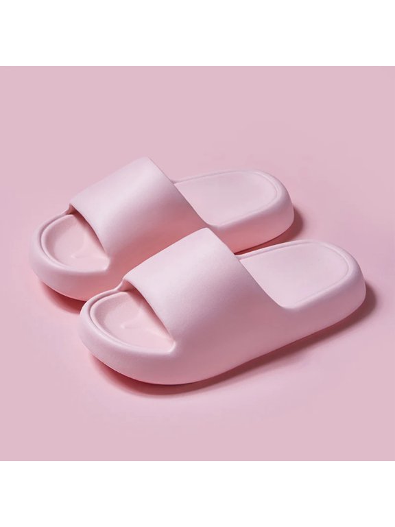 Bread Shoes Home Slippers Non-slip Indoor Bathroom Slippers