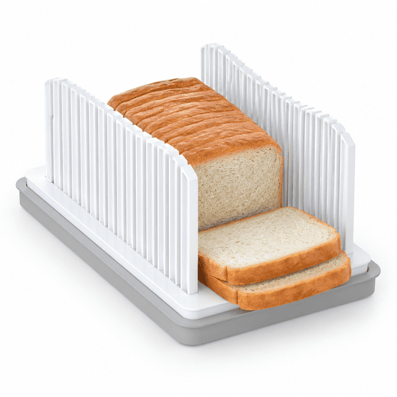 Bread Slicer Adjustable Width Heat-Resistant PP Plastic Kitchen Slicing Guide