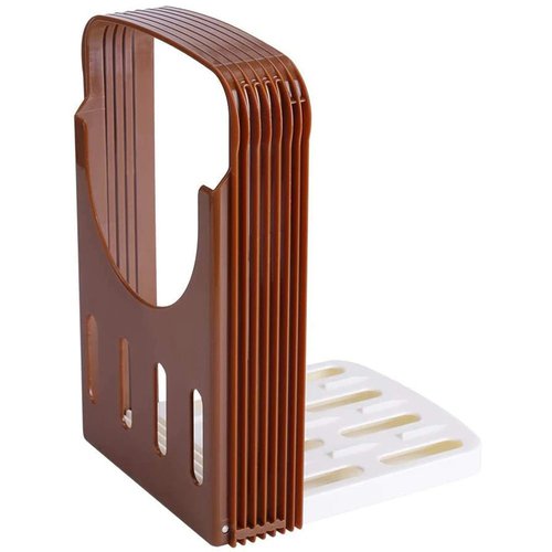 Bread Slicer Effective Easy to Use Plastic Food Grade Materials Anti-slid Base Bread Cutter for Home