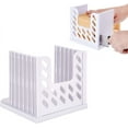 thumbnail image 1 of Bread Slicer for Homemade Bread, Adjustable Toast Slicing Guide, Slices Evenly Loaf Cutting Guide, Foldable Sandwich Bagel Cutter Machine, 1 of 7