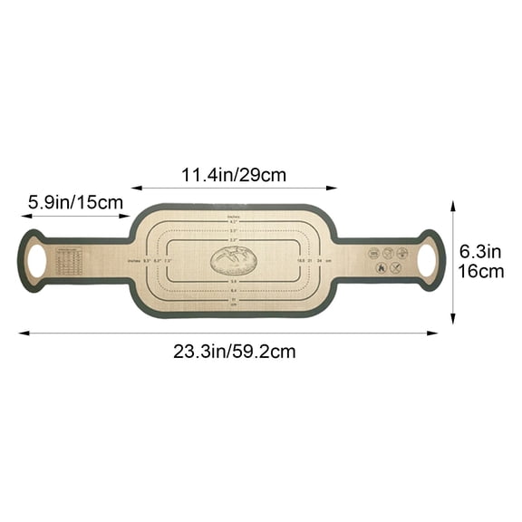Bread Sling for Dutch Oven, Reusable Sourdough Baking Transfer Mat with Long Handles