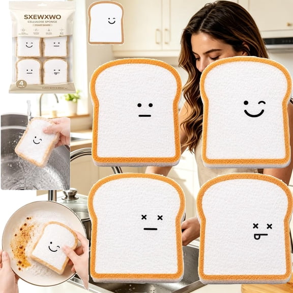 Bread Sponge - Bread Shaped Sponge (1PC)