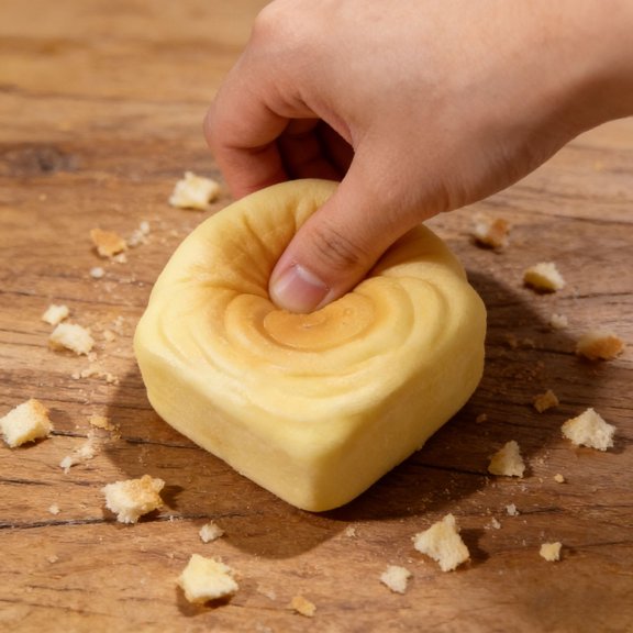 Bread Squeeze Block, Stress Relief Squeeze Ball, Soft Novelty Design for Anxiety Relief, Squeeze Cheese Decompression Fidget Ball