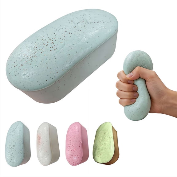 Bread Squishies, Bread Slow Rising Squishies, Moldable Slow Rebound Cute Butter Squeezes Stress Balls,Realistic Big Rice Cake Soft Squeeze Balls for Anxiety Relief Party Favors Gift