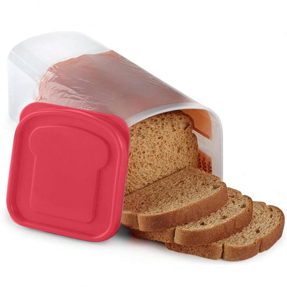 Bread Storage Box,Airtight Bread Container for Freshness, Large Capacity Clear Bread Keeper, for Loaf,Sandwich,Toast,Kitchen Countertop, Pantry Fridge Organize,Easy to Clean Stackable