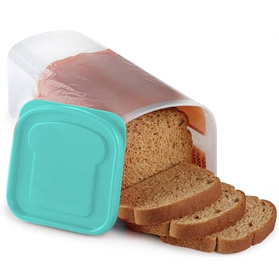 Bread Storage Box,Airtight Bread Container for Freshness, Large Capacity Clear Bread Keeper, for Loaf,Sandwich,Toast,Kitchen Countertop, Pantry Fridge Organize,Easy to Clean Stackable
