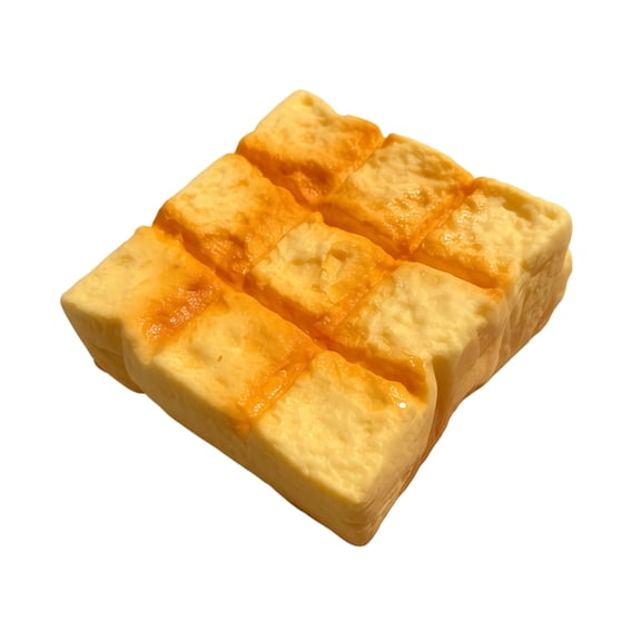 Bread Stress Relief Toy, Soft squeeze Decompression Fidget, Realistic Fake Toast Novelty Gift for Adults Kids, 1 Pack