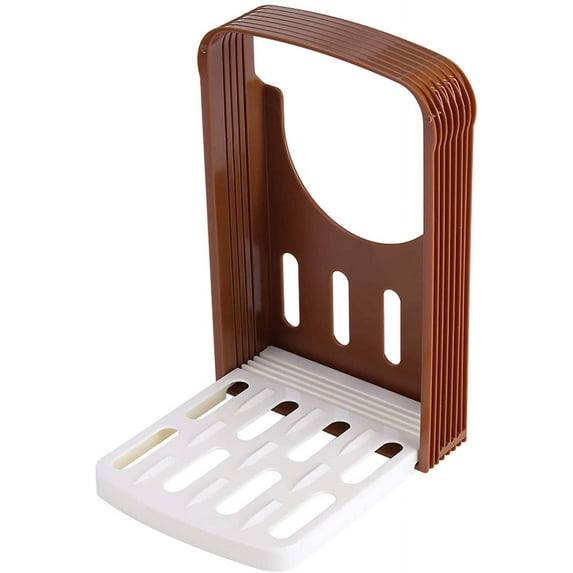 Bread Toast Cutter Mold Kitchen Sandwich Slicing Guide Foldable Tools with 4 Thickness