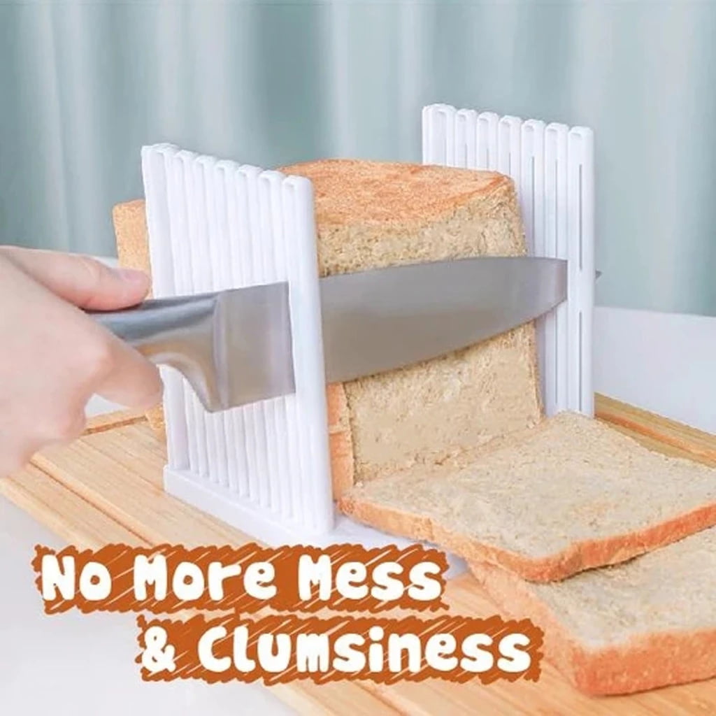Bread Toast Sandwic Slicer Cutter, Foldable and Adjustable Bread Toast