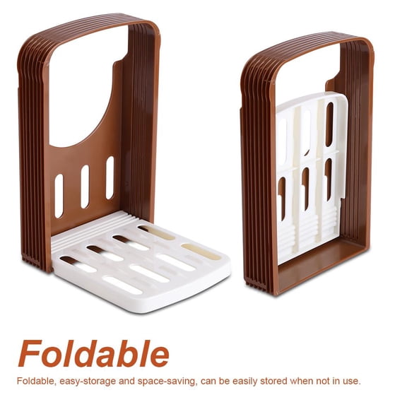 Bread/Toast Slicer/Cutter Mold Kitchen Sandwich Slicing Guide Foldable Tools with 4 Thickness, Bread Cutters, Bread Slicer