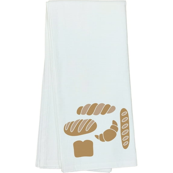 Bread Types Gift Ideas for Home and Business For Friends, Family, Coworkers, Baker - Dish Towel, 16x25