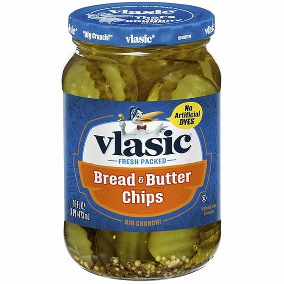 Bread and Butter Pickle Chips, Keto Friendly, 16 FL OZ Jar