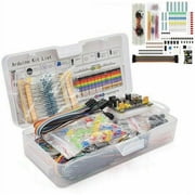 Breadboard, LEDs, Buzzer, Resistors & Transistors Electronic Components Intro Kit