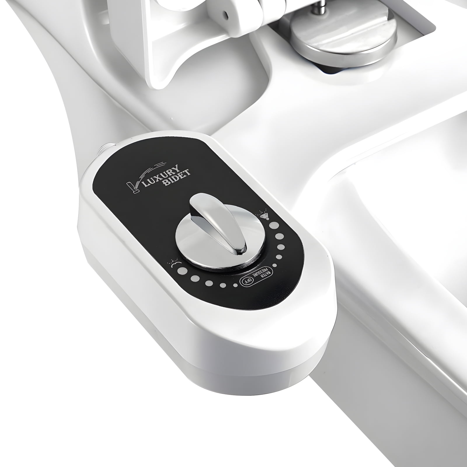 Breadeep UltraSlim Bidet Attachment for Toilet with Dual Nozzle, Self