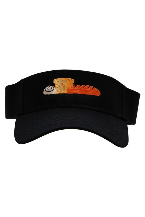 Breads Embroidered Cotton Twill Sun Visor - Black OSFM