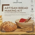thumbnail image 1 of Breadsmart Artisan Bread Making Kit - 5 PC Baking Supplies Set - Lame, Scraper, Whisk, Proofing Basket & Cotton Liner - Purple, 1 of 3