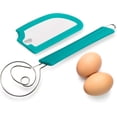 thumbnail image 1 of Breadsmart Artisan Bread Whisk and Bench Scraper Duo - Essential Bread Mixing Tools - Quality Home Bread Making Utensils, 1 of 7