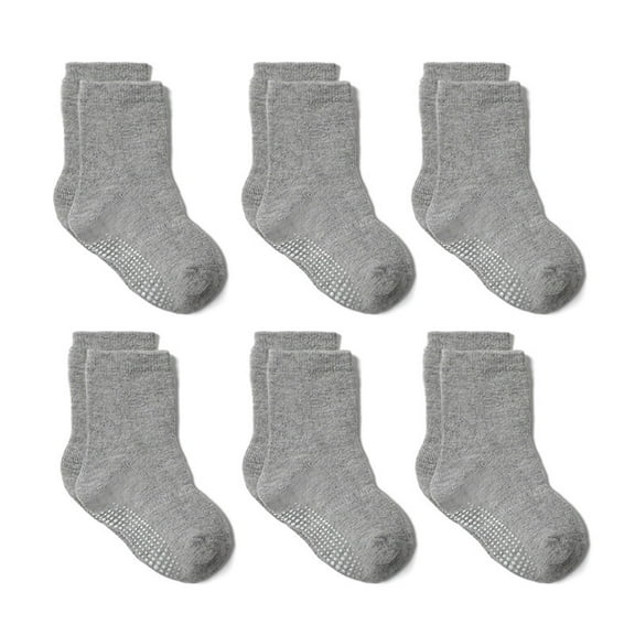 Breaise Socks Under $1 Toddler Kids baby Boys Girls Anti-Slip Knitted Warm Socks Room Socks 6pc Baby Socks