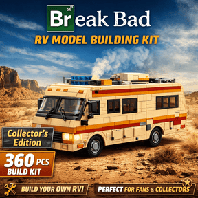 NORVESSA Interlocking Block Building Set Model RV Iconic Break Bad Lab Camper Adult Model Car Kit 360 Pieces