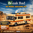 thumbnail image 1 of NORVESSA Model RV Building Blocks Set, 360 Pcs Iconic Break Bad Lab Camper, Adult Model Car Kits, 1 of 8