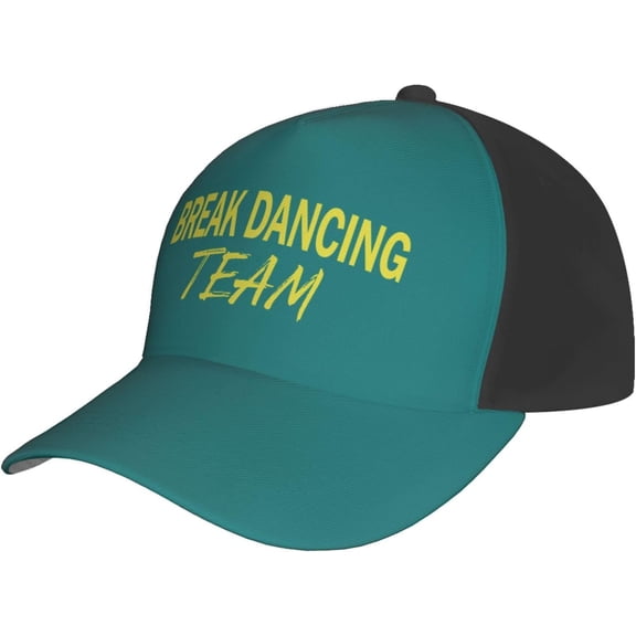 Break Dancing Team Sun Hat Funny Dad Hats Army Baseball Cap for Running Hiking