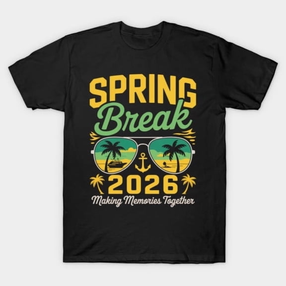 Break For Spring Cruise 2026 Together Matching Family Graphic, H6222 T-Shirt, for Men and Women, Up to Size 5XL