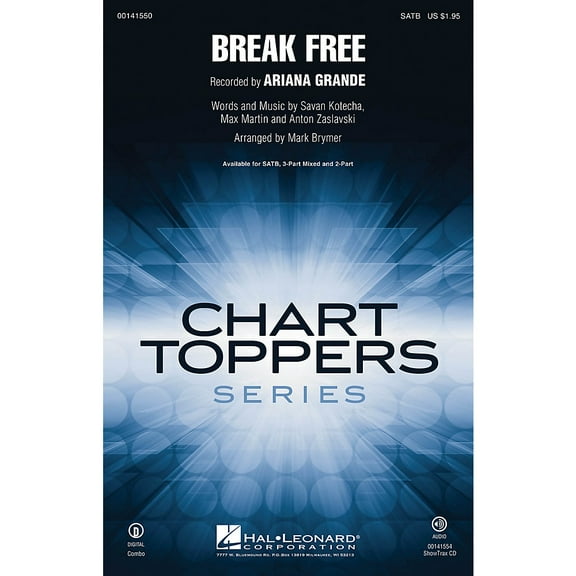 Break Free Showtrax Cd Pop Choral Series