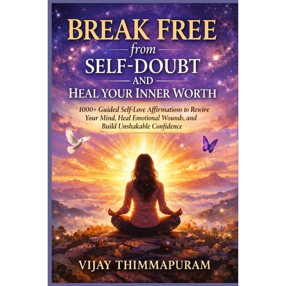 Break Free from Self-Doubt and Heal Your Inner Worth: 1000+ Guided Self-Love Affirmations to Rewire Your Mind, Heal Emot, (Paperback)