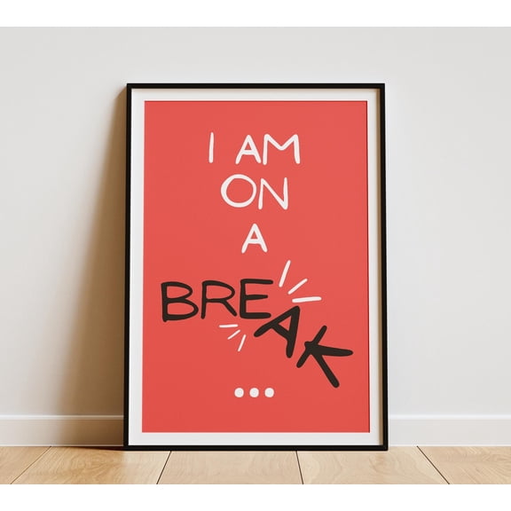 Break Room Sign, Burnout Humor Sarcastic Wall Art, Cubicle Decor, Funny Office Poster, Coworker Gifts, Workspace GiftsDownload, Poster Only