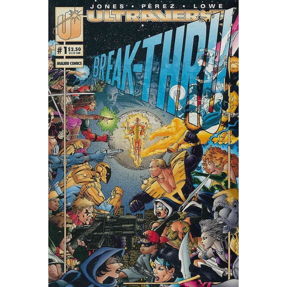 Break-Thru #1 VF ; Malibu Comic Book
