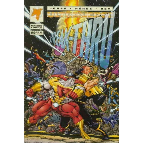 Break-Thru #2 VF ; Malibu Comic Book